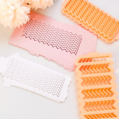 Zig Zag Clay Cutter: Wavy Edge for Polymer Clay Jewelry