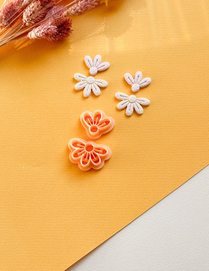 Flower Earring Cutter Set: Polymer Clay Floral Shapes, DIY Jewelry Making