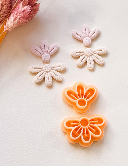 Flower Earring Cutter Set: Polymer Clay Floral Shapes, DIY Jewelry Making