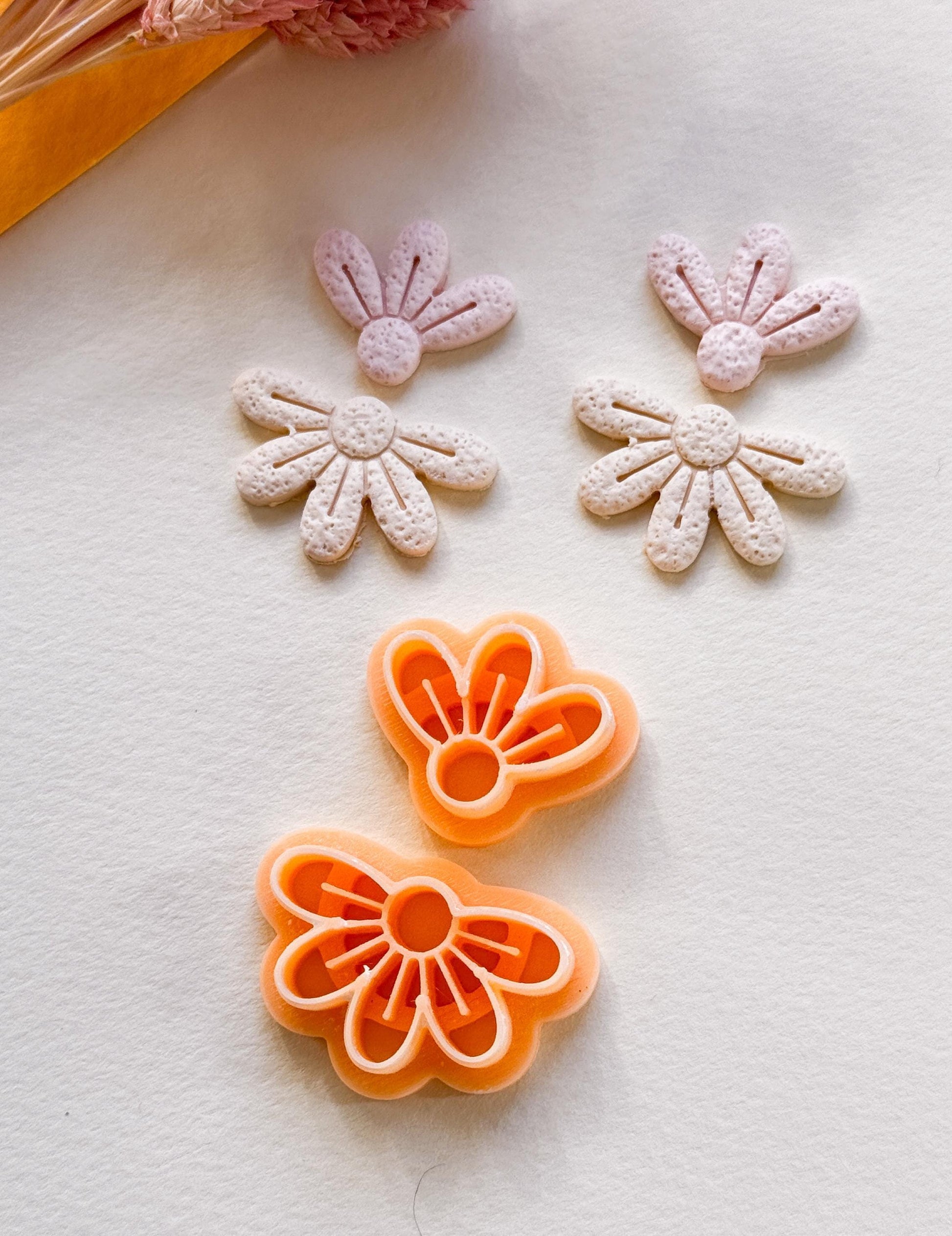 Flower Earring Cutter Set: Polymer Clay Floral Shapes, DIY Jewelry Making