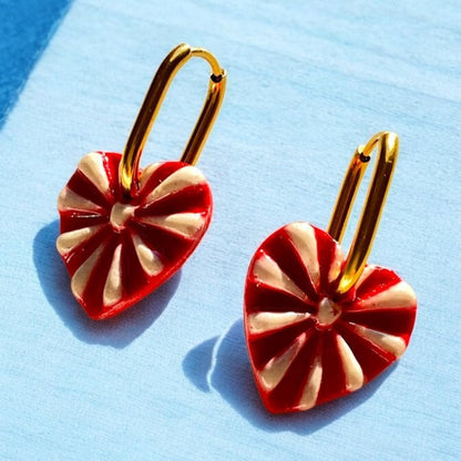 Sunburst Heart Polymer Clay Cutter