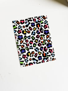 Rainbow Leopard Polymer Clay Transfer Sheet (9x14cm)