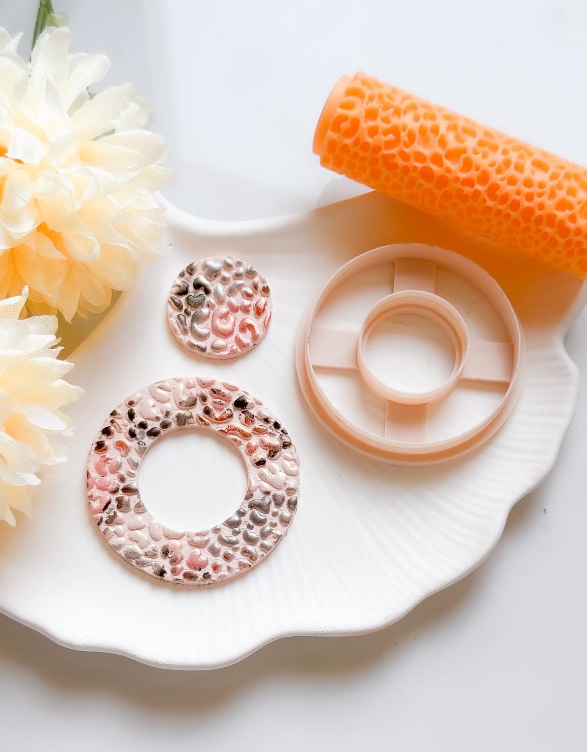 Circle Earring Clay Cutter: 8 Sizes, Polymer Clay Jewelry