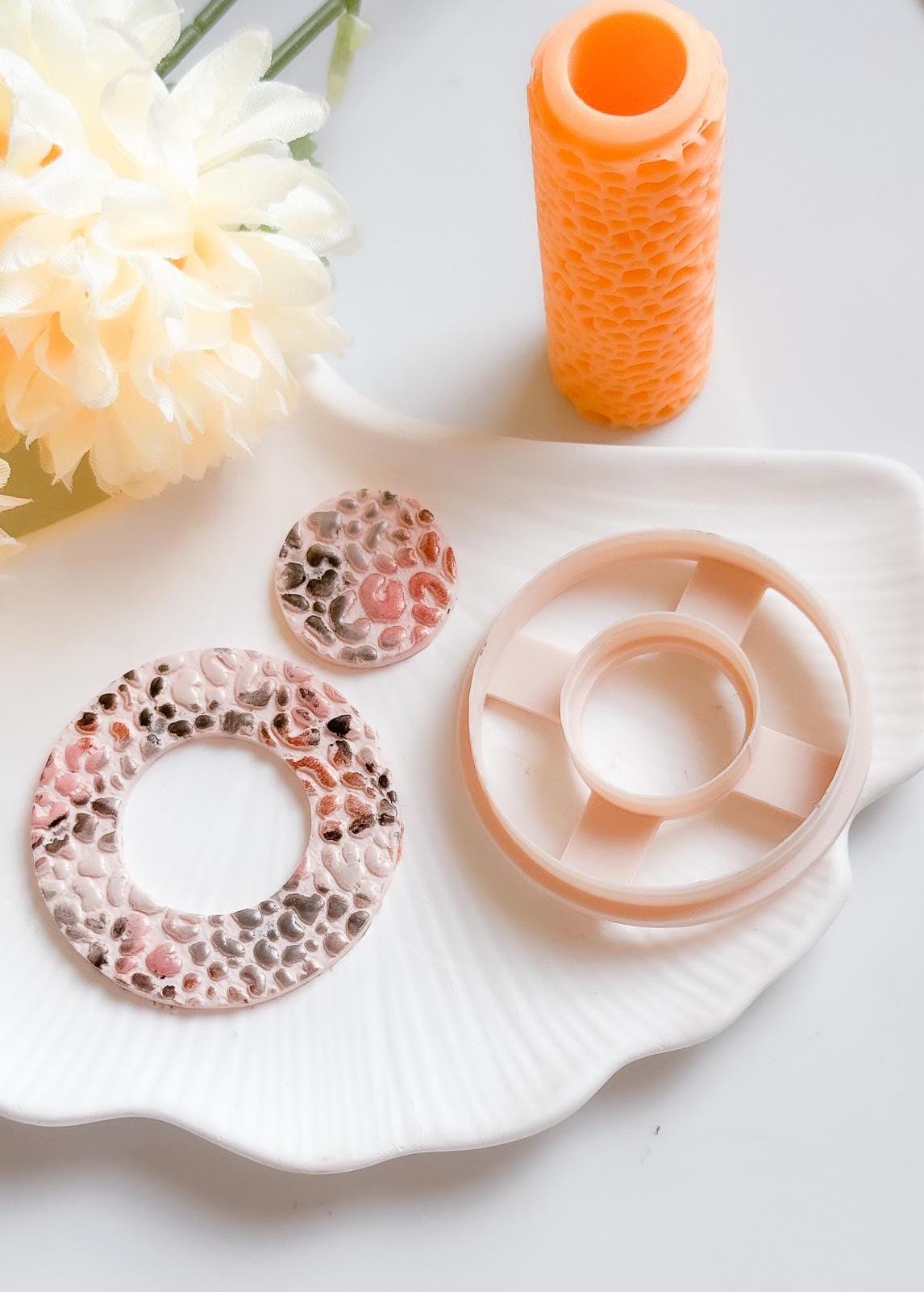 Circle Earring Clay Cutter: 8 Sizes, Polymer Clay Jewelry