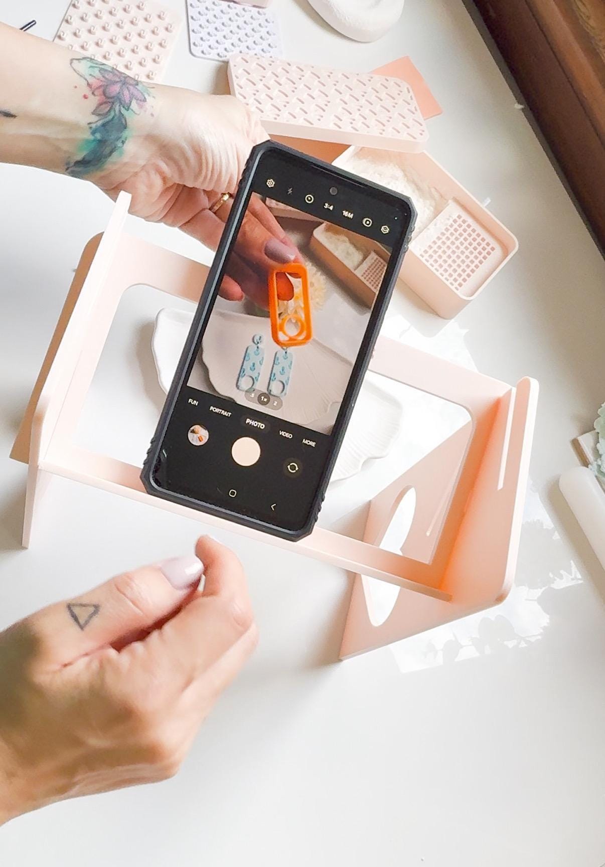 Adjustable Phone Stand: Maker's Filming Tripod Alternative