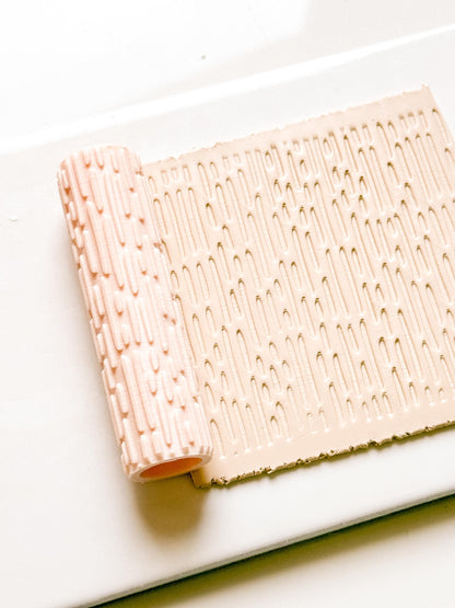 Polymer Clay Emboss Roller Organic Lines Texture