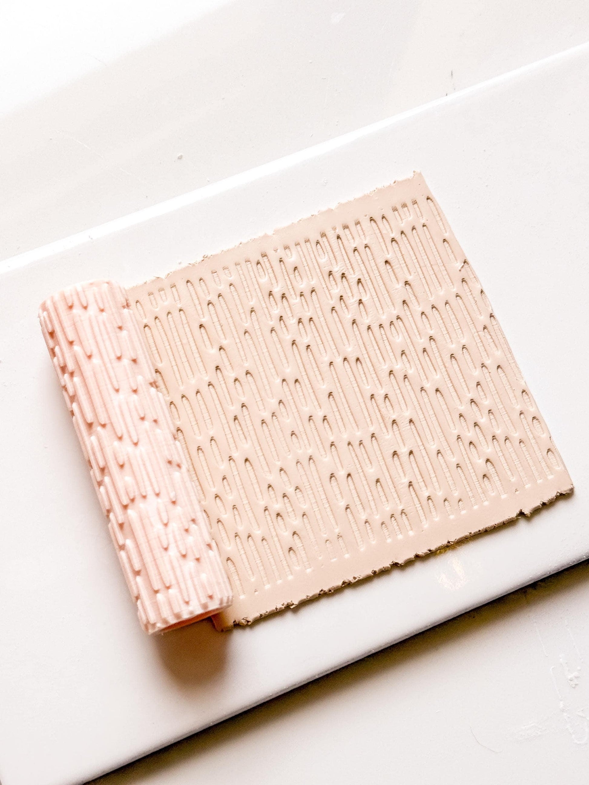 Polymer Clay Emboss Roller Organic Lines Texture