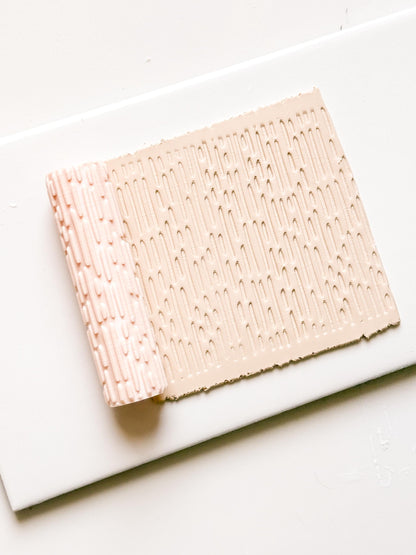 Polymer Clay Emboss Roller Organic Lines Texture