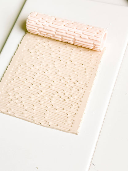 Polymer Clay Emboss Roller Organic Lines Texture