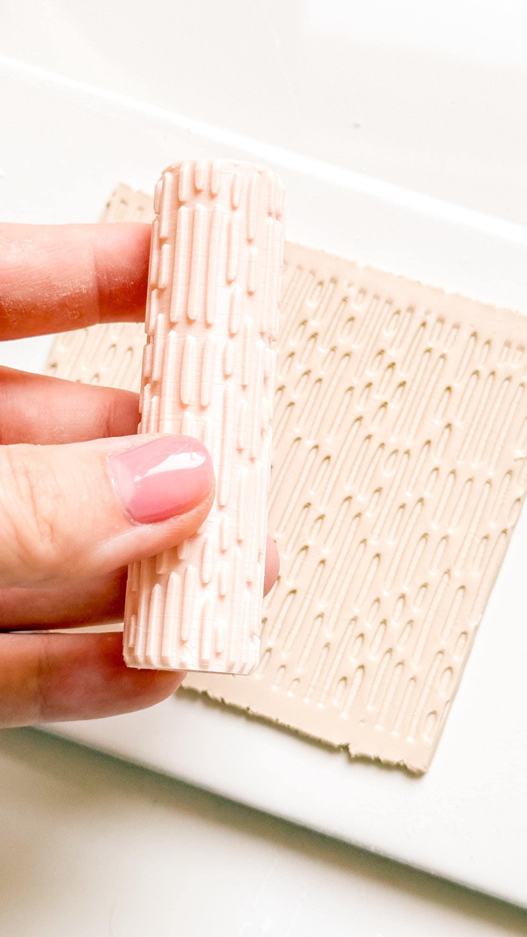 Polymer Clay Emboss Roller Organic Lines Texture