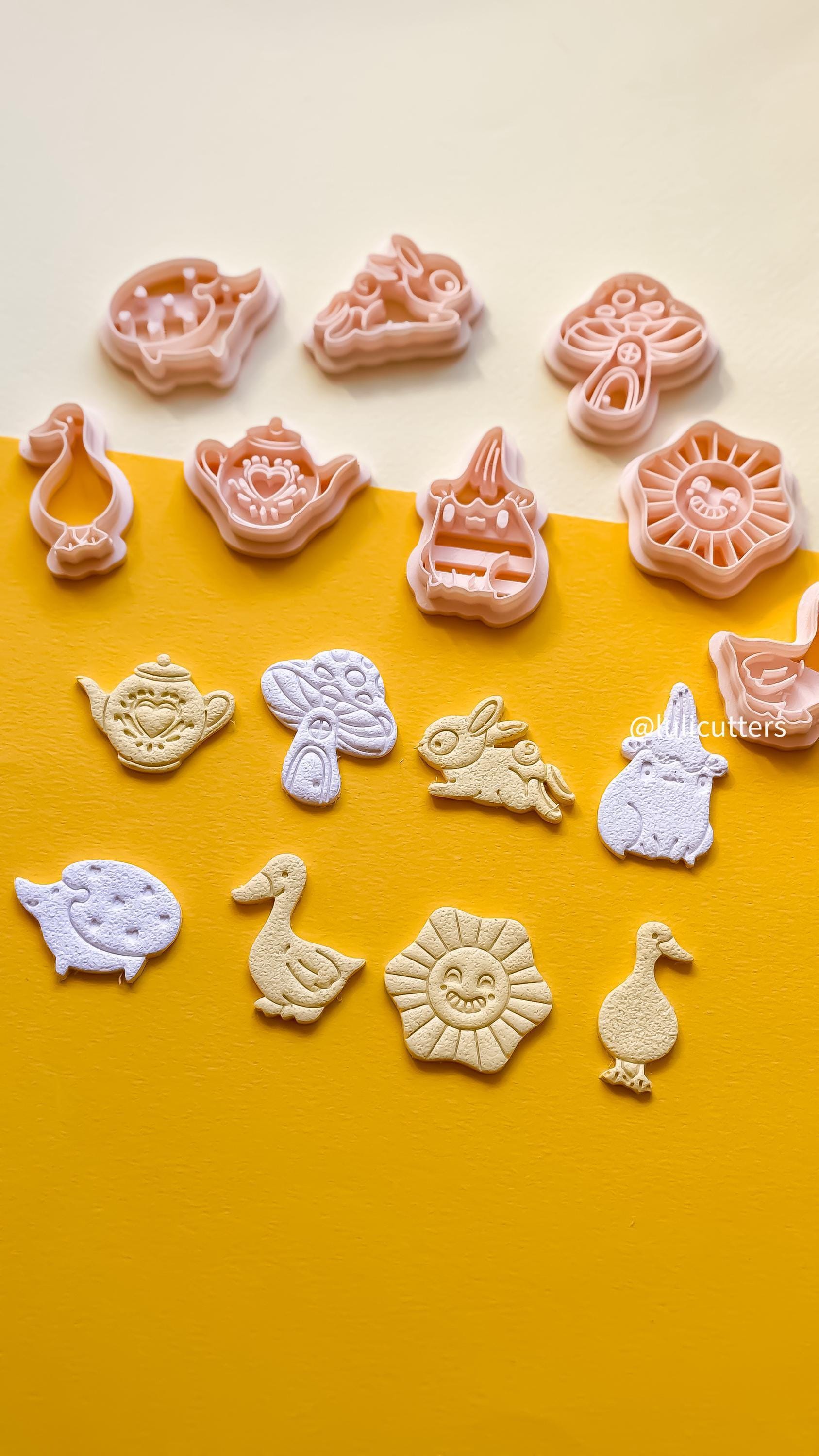 Teapot Heart Polymer Clay Cutter: Jewelry, Fondant & Craft Projects