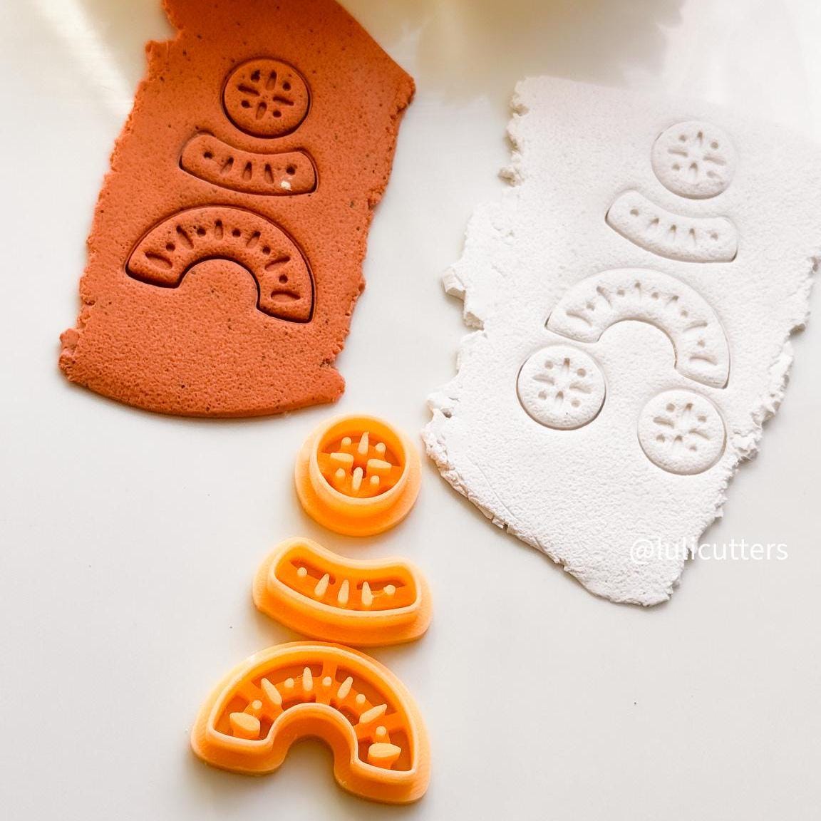 Ceramic Pattern Clay Cutter: Textured Polymer Clay Jewelry Tool