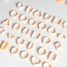 Geometric Clay Cutter Set: 30-Piece Polymer Clay Jewelry Making Tools