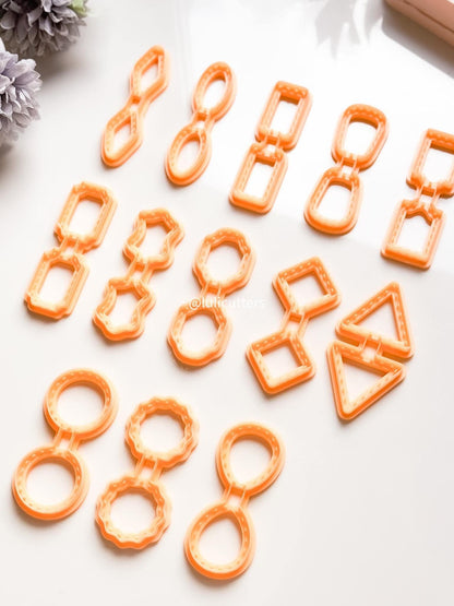 Stitch Effect Keychain Cutter: Polymer Clay Tag Maker