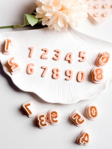 Number Clay Cutter Set: Polymer Clay, Cake Topper (15-30mm)