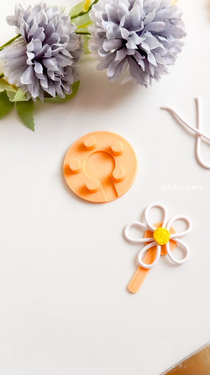 Flower Guide Tool | Easy Daisy Maker for Polymer Clay & Crafts