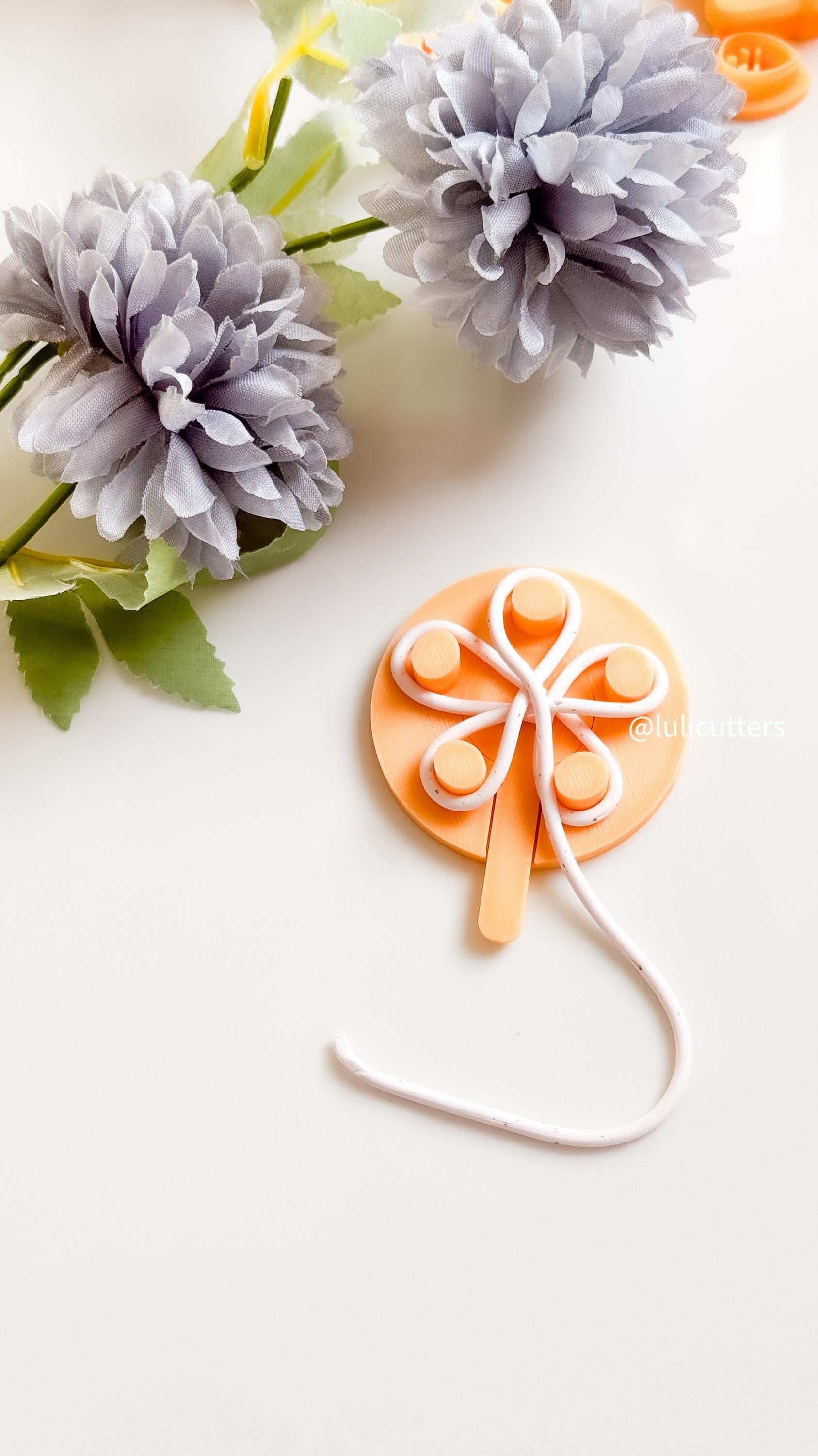 Flower Guide Tool | Easy Daisy Maker for Polymer Clay & Crafts