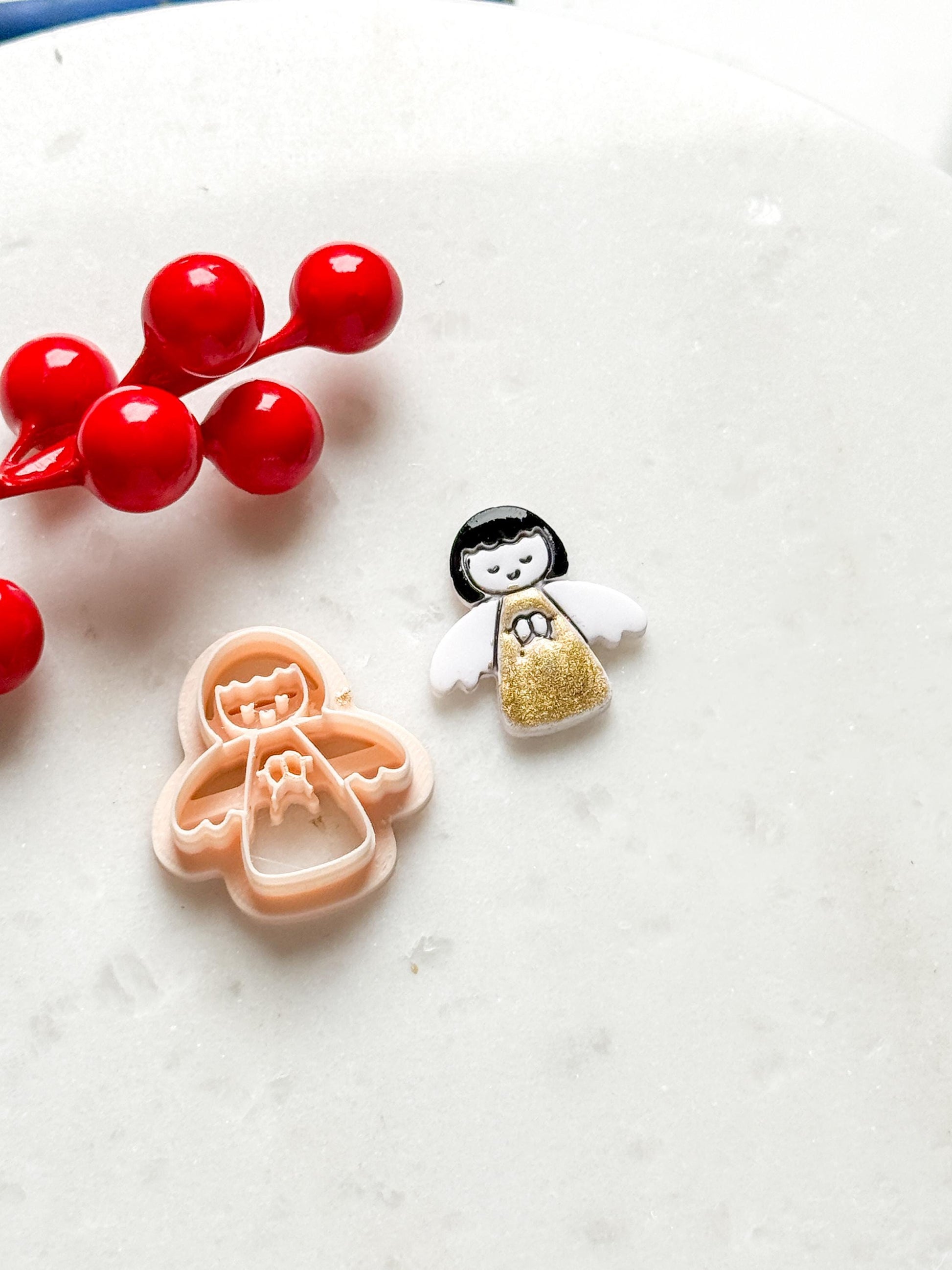 Angel Clay Cutter – Christmas Earring and Charm Making