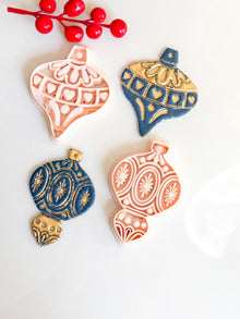 Ornamental Christmas Bauble Cutters Festive Polymer Clay Tools for Holiday Crafts