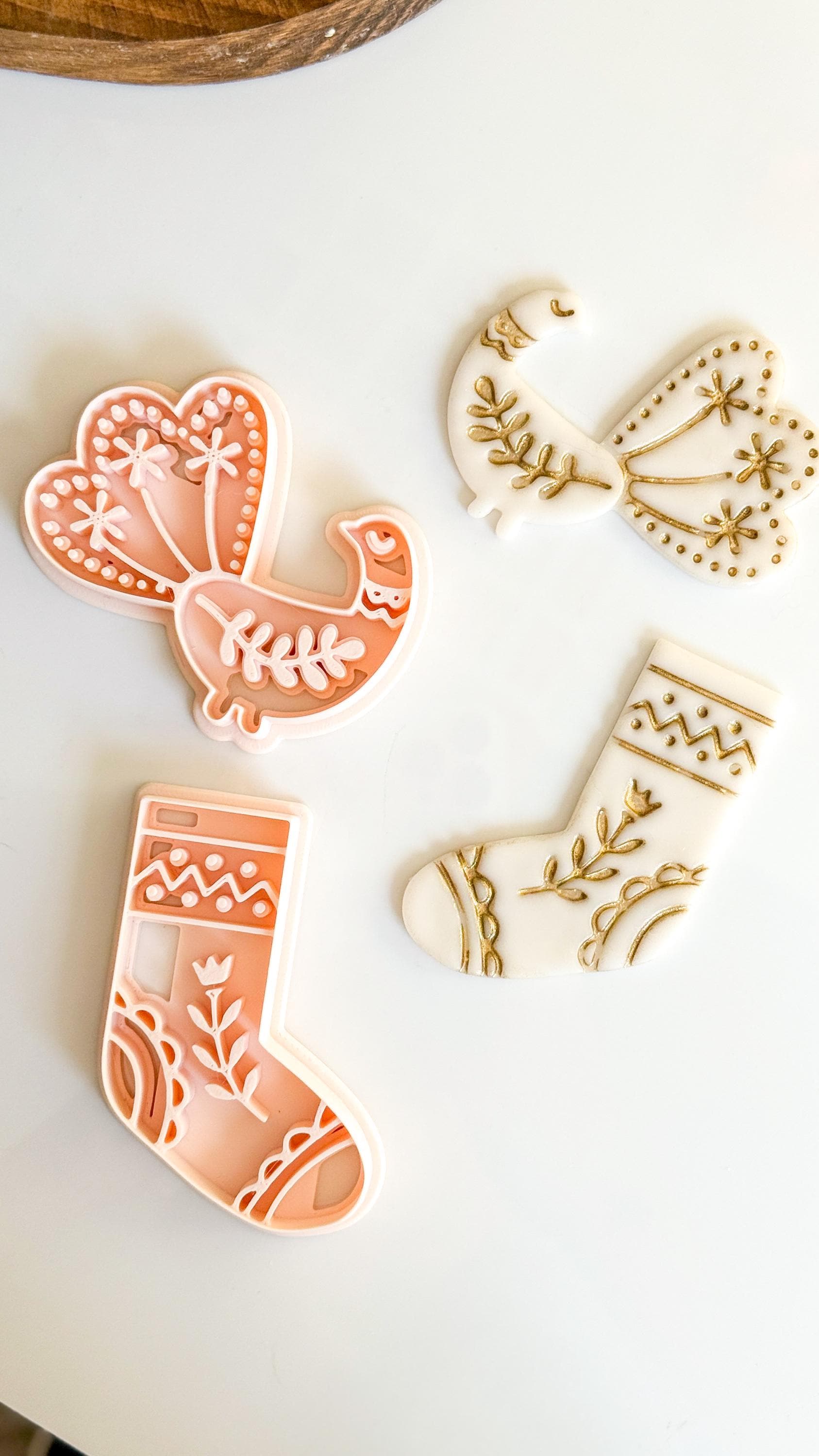 Christmas Ornament Clay Cutter Set – Tree Baubles & Holiday Decor Shapes (75mm)