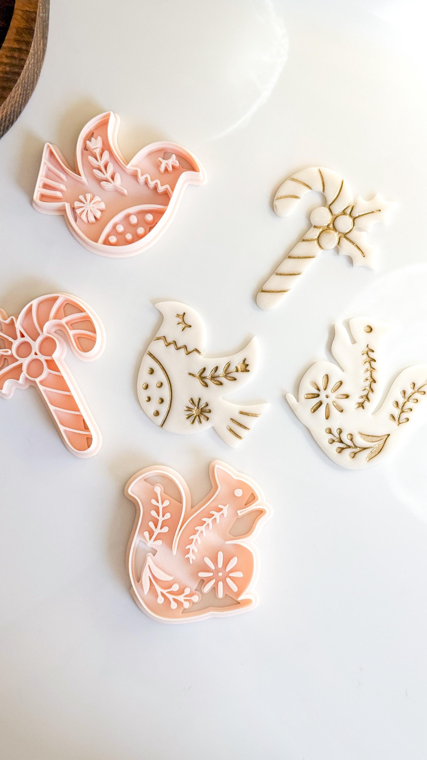 Christmas Ornament Clay Cutter Set – Tree Baubles & Holiday Decor Shapes (75mm)