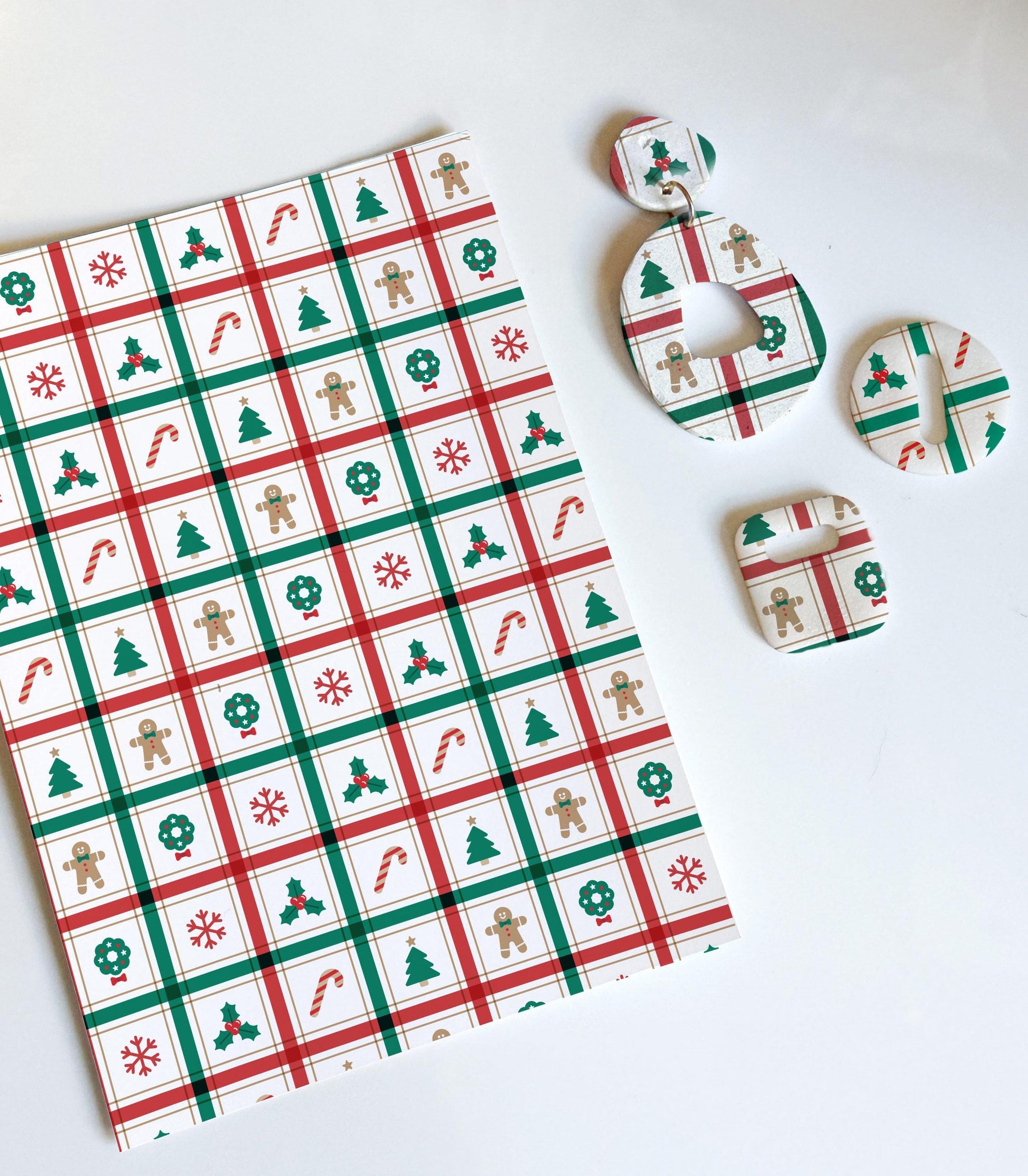 Christmas - Winter Transfer Papers – Festive Polymer Clay Surface Designs