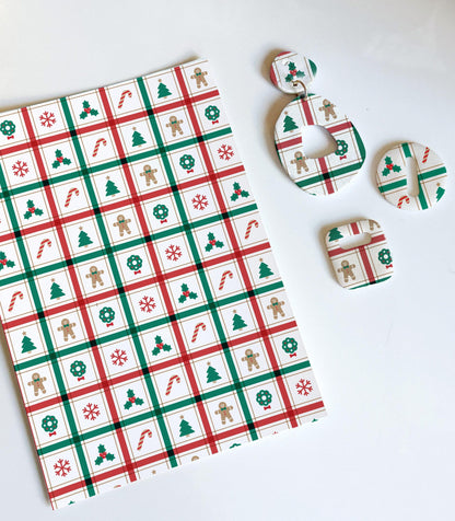 Christmas - Winter Transfer Papers – Festive Polymer Clay Surface Designs