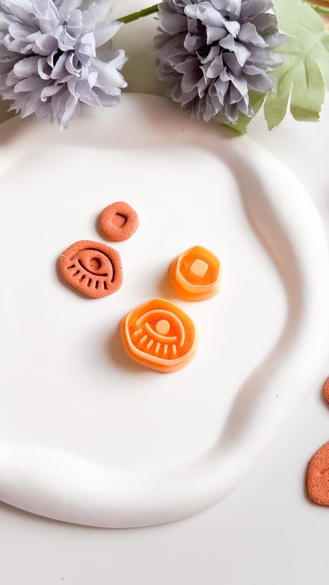 Aztec Clay Cutters Set: Tribal Boho Earring Tools