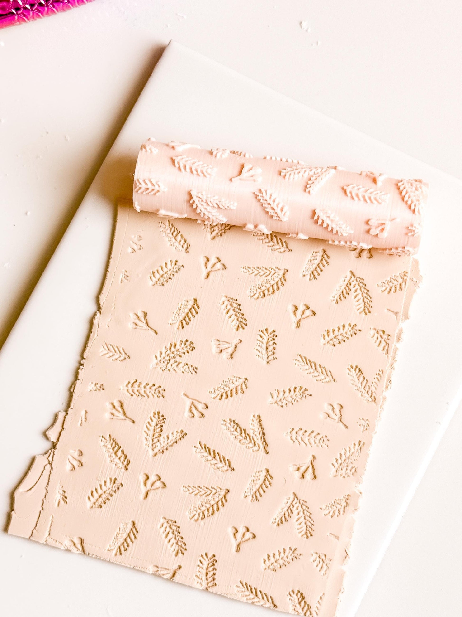 Polymer Clay Emboss Roller Winter Branches Texture