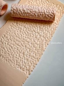 Hexagon Texture Roller: Geometric Pattern for Polymer Clay