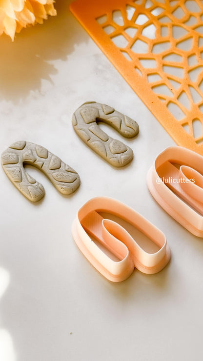 Stone Texture Stencil | Cobblestone Pattern for Clay & Crafts