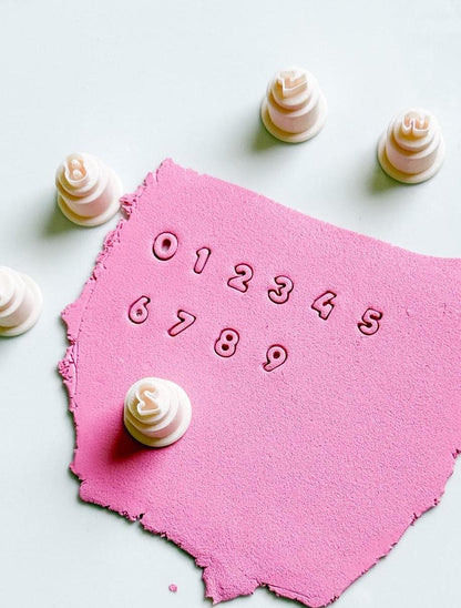 Mini Number Clay Cutter Set: 6mm Polymer Clay Tool
