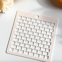 Brick Pattern Clay Stencil: Polymer Clay Texture Template