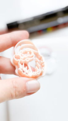 Santa Face Clay Cutter – Christmas Polymer Clay Tool for Festive Earrings & Charms