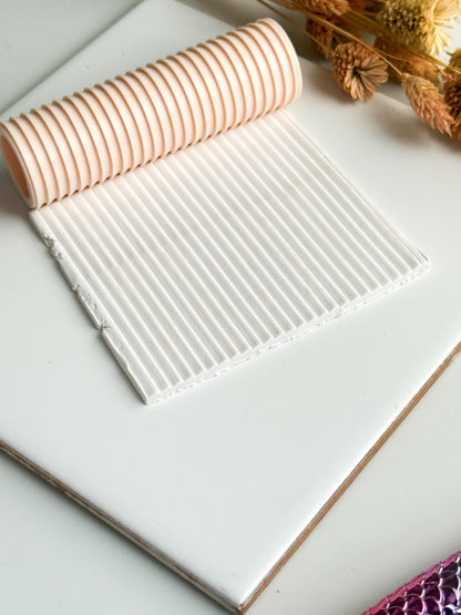 Minimalist Stripe Emboss Roller: Polymer Clay Jewelry & Crafts