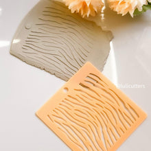 Tiger / Zebra Print Stencil | Animal Pattern Stencil for Clay & Crafts