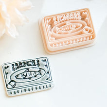 Sardine Tin Polymer Clay Cutter: Vintage Fish Can Design (40 mm)
