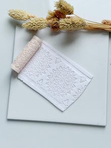 Lace Floral Pattern Polymer Clay Roller Embossing Texture Tool