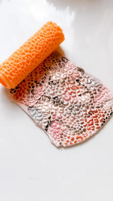 Leopard Texture Roller: Polymer Clay Embossing Tool