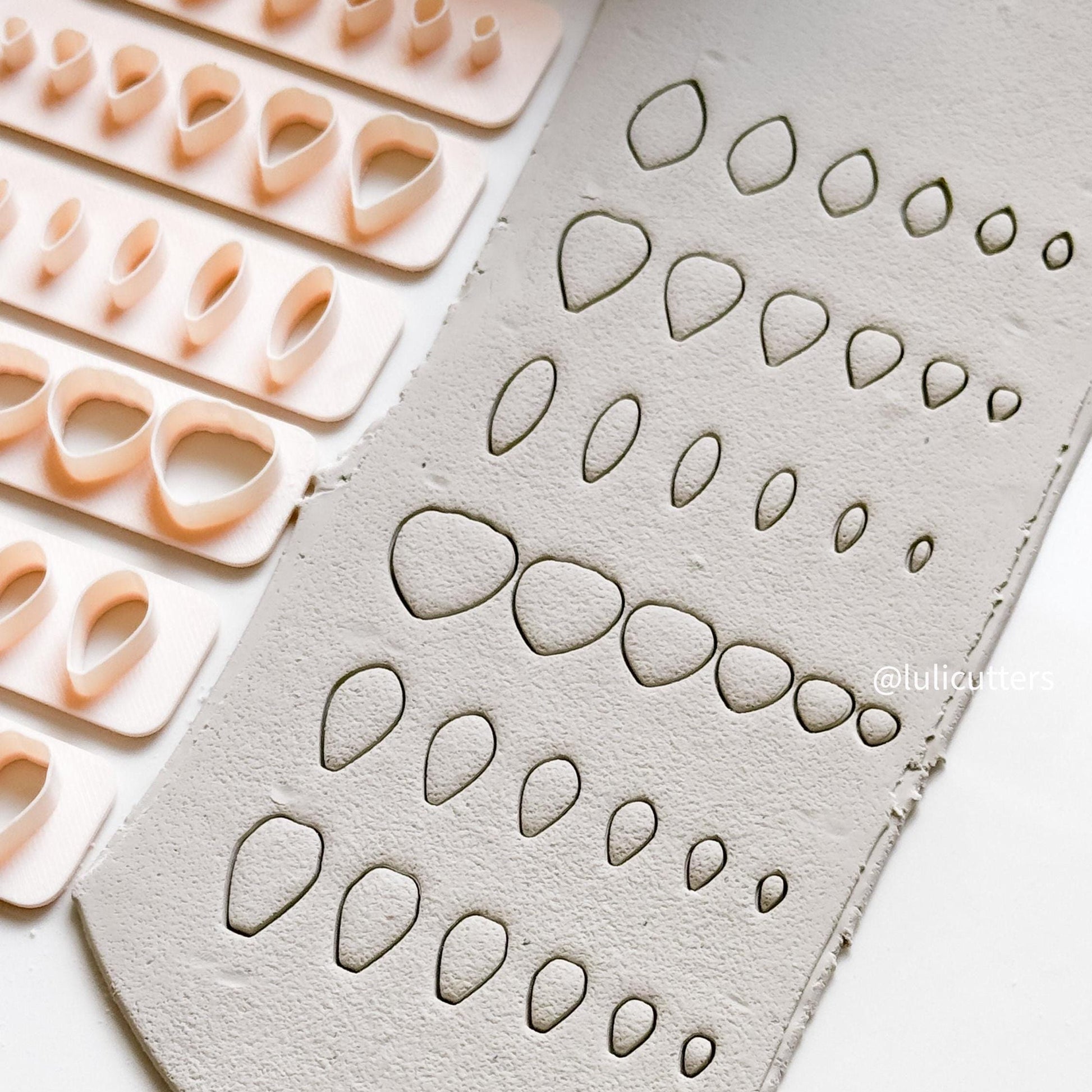 Polymer Clay Leaf Cutter Set: Floral Jewelry Tool, 6 Sizes