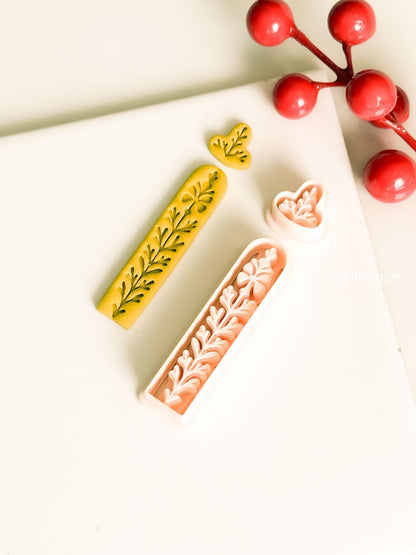 Nordic Dangle Clay Cutter Set Scandinavian Folk Art Earring Cutter