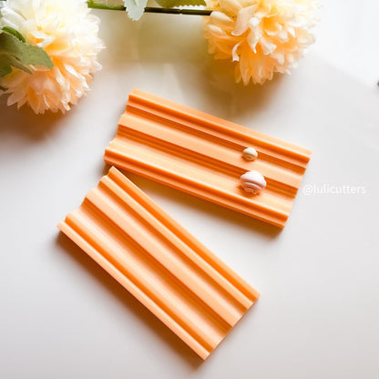 Striped Polymer Clay Bead Roller: 11mm & 7mm Round Bead Tool