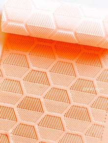 3D Cube Illusion Texture Roller: Polymer Clay Pattern (8cm)