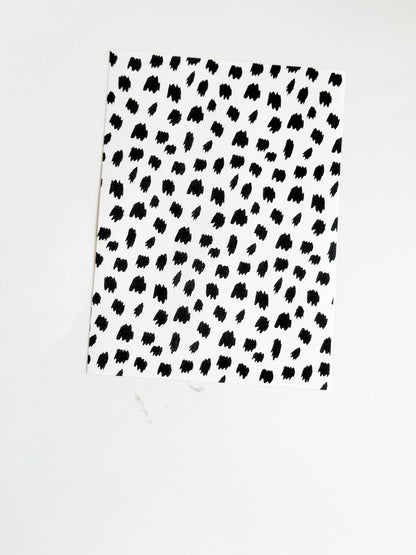 Animal Print Polymer Clay Transfer Paper: Leopard, Dalmatian (9x14cm)