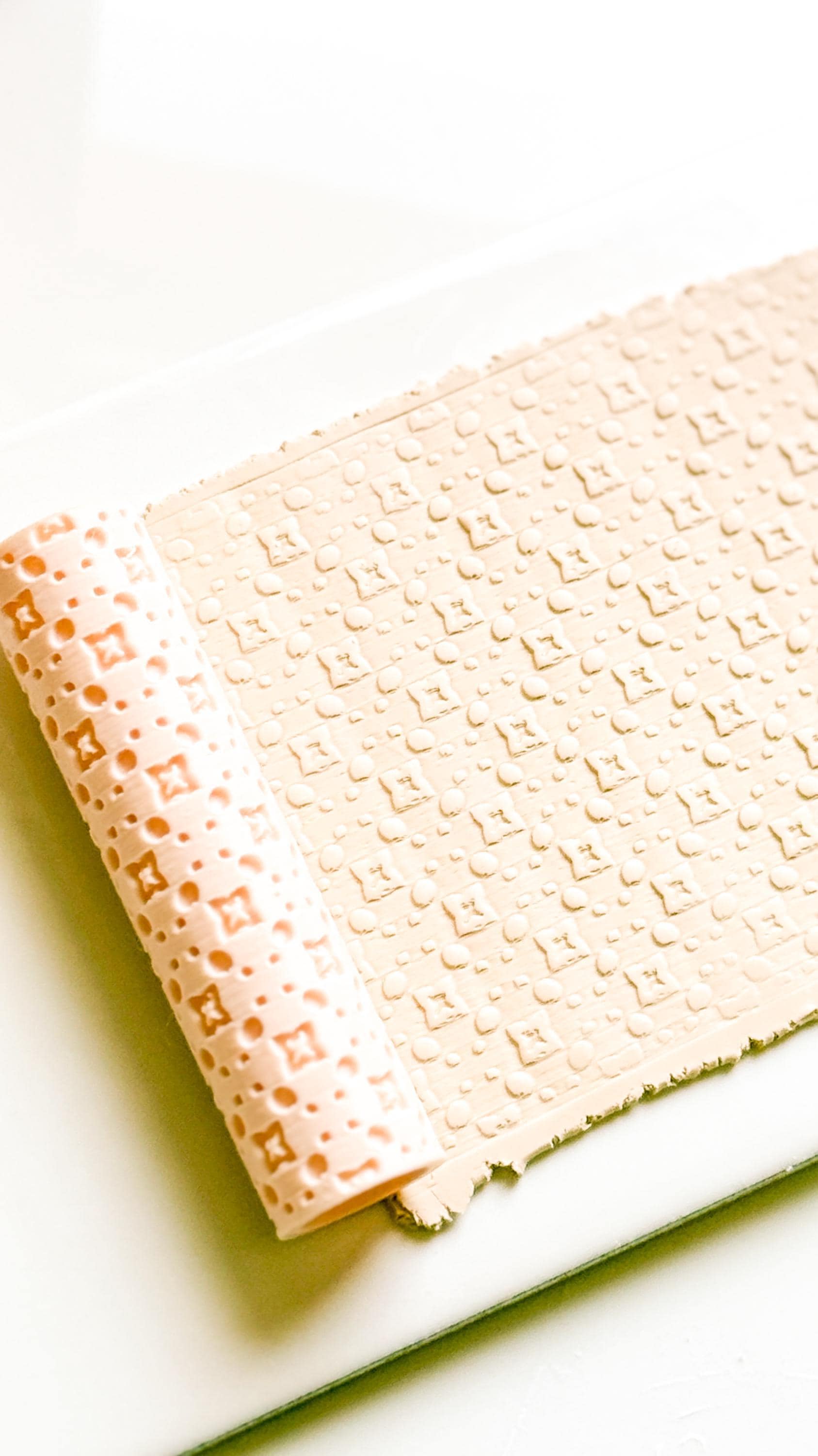 Stars and Dots Embosser Roller for Polymer Clay Geometric Texture Tool