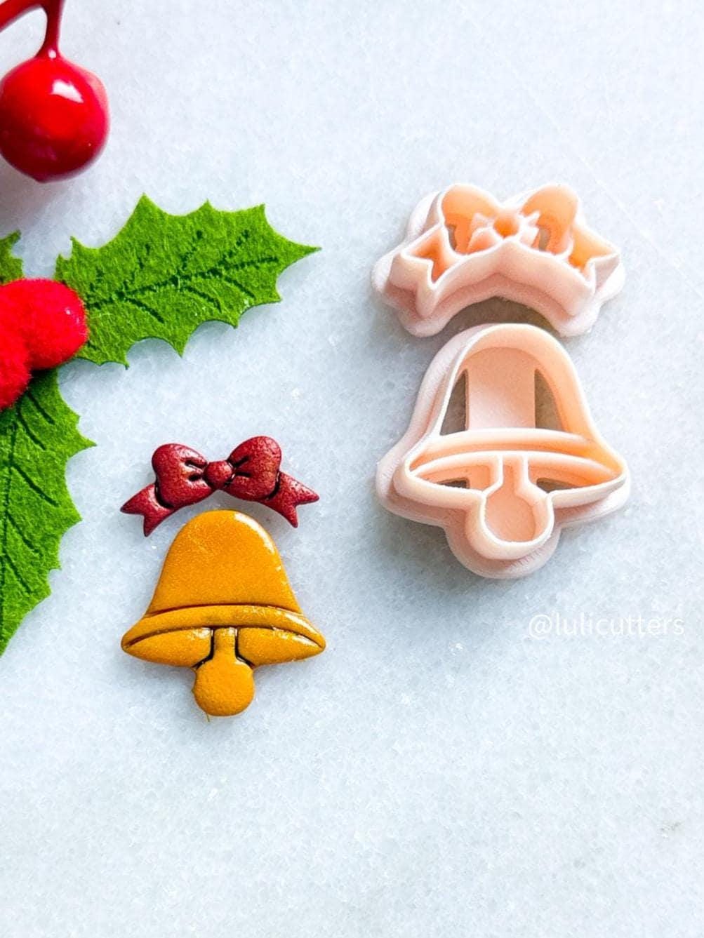 Bell & Bow Polymer Clay Cutter Set: Dangle Earring Jewelry Making