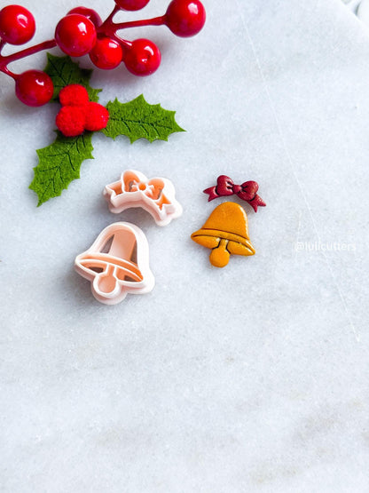 Bell & Bow Polymer Clay Cutter Set: Dangle Earring Jewelry Making