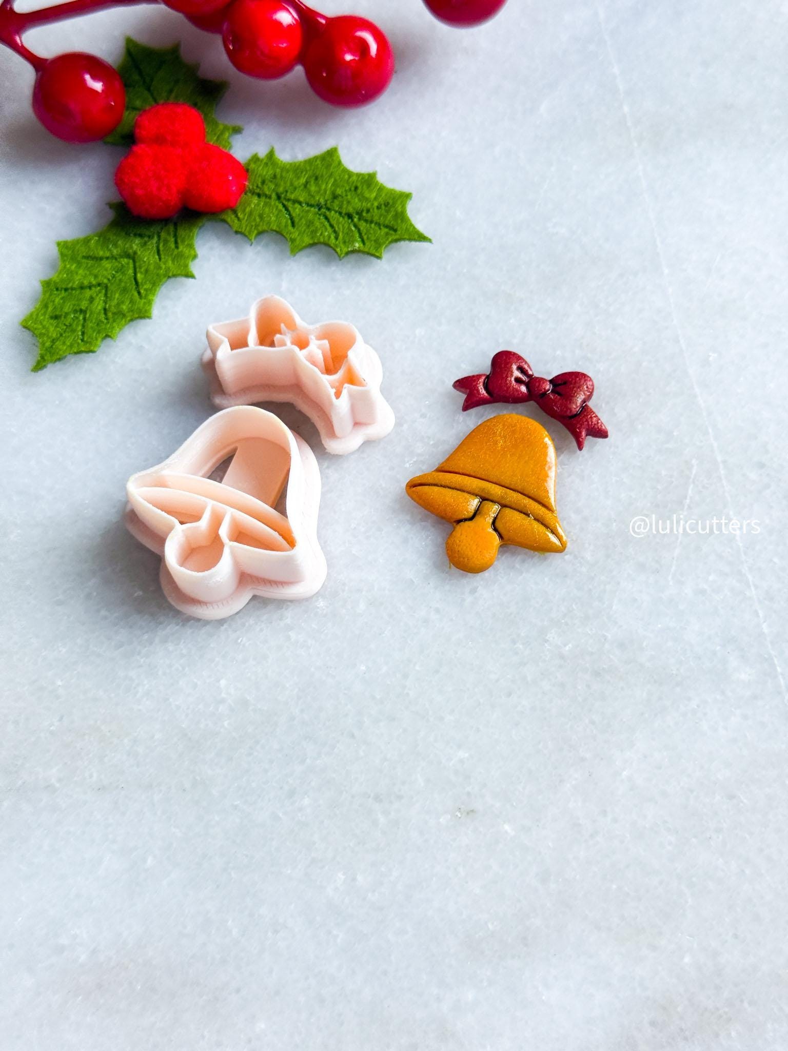 Bell & Bow Polymer Clay Cutter Set: Dangle Earring Jewelry Making