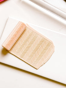 Chevron Embosser Roller for Polymer Clay Geometric Texture Tool