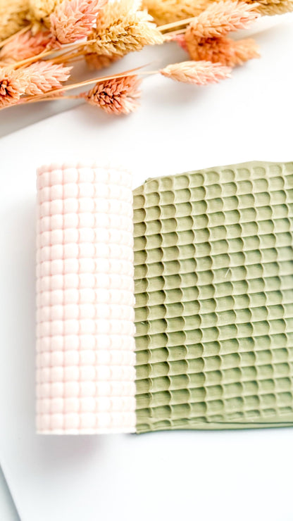 Circle Pattern Texture Roller, Polymer Clay Embossing Tool